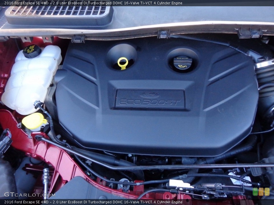 2.0 Liter EcoBoost DI Turbocharged DOHC 16-Valve Ti-VCT 4 Cylinder Engine for the 2016 Ford Escape #117484928