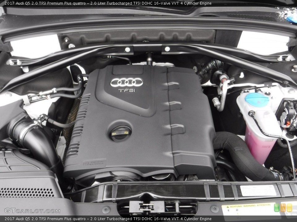 2.0 Liter Turbocharged TFSI DOHC 16-Valve VVT 4 Cylinder 2017 Audi Q5 Engine