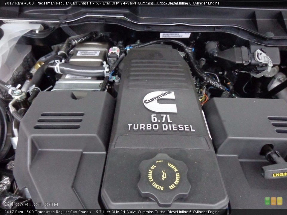 6.7 Liter OHV 24-Valve Cummins Turbo-Diesel Inline 6 Cylinder Engine for the 2017 Ram 4500 #117541238