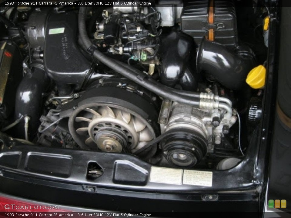 3.6 Liter SOHC 12V Flat 6 Cylinder Engine for the 1993 Porsche 911 #117550769