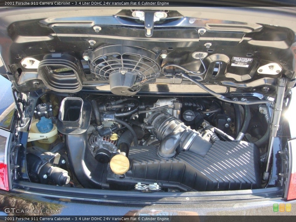 3.4 Liter DOHC 24V VarioCam Flat 6 Cylinder Engine for the 2001 Porsche 911 #117747479
