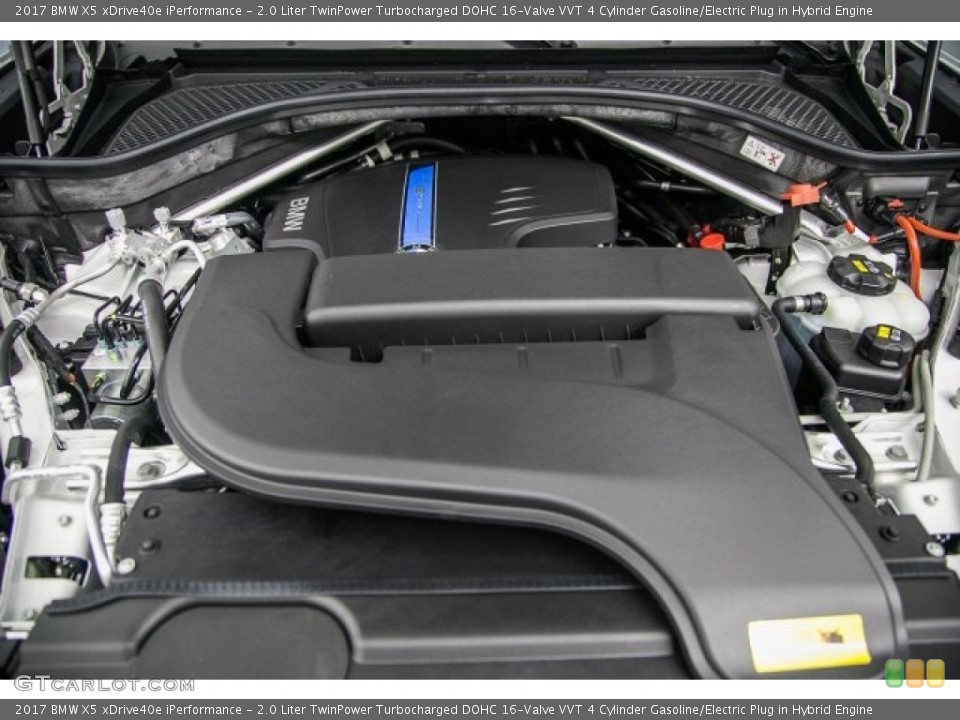 2.0 Liter TwinPower Turbocharged DOHC 16-Valve VVT 4 Cylinder Gasoline/Electric Plug in Hybrid Engine for the 2017 BMW X5 #117844753