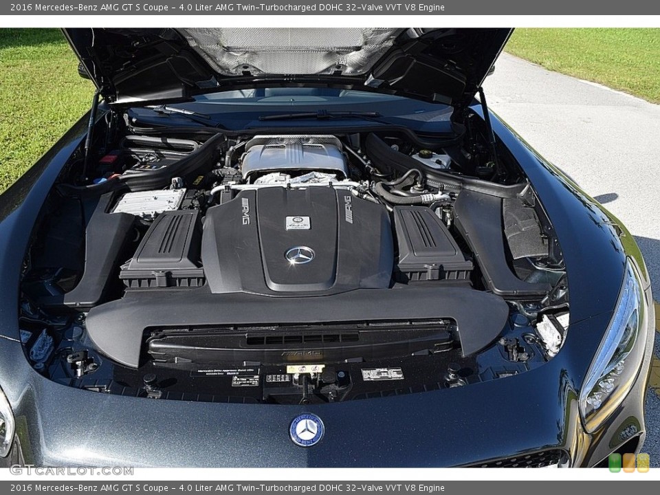 4.0 Liter AMG Twin-Turbocharged DOHC 32-Valve VVT V8 Engine for the 2016 Mercedes-Benz AMG GT S #117845254