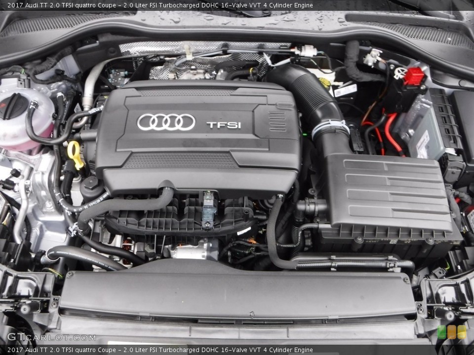2.0 Liter FSI Turbocharged DOHC 16-Valve VVT 4 Cylinder 2017 Audi TT Engine