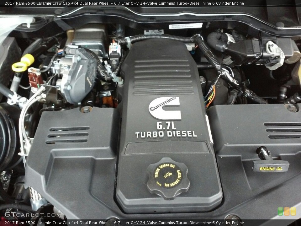 6.7 Liter OHV 24-Valve Cummins Turbo-Diesel Inline 6 Cylinder Engine for the 2017 Ram 3500 #117944186