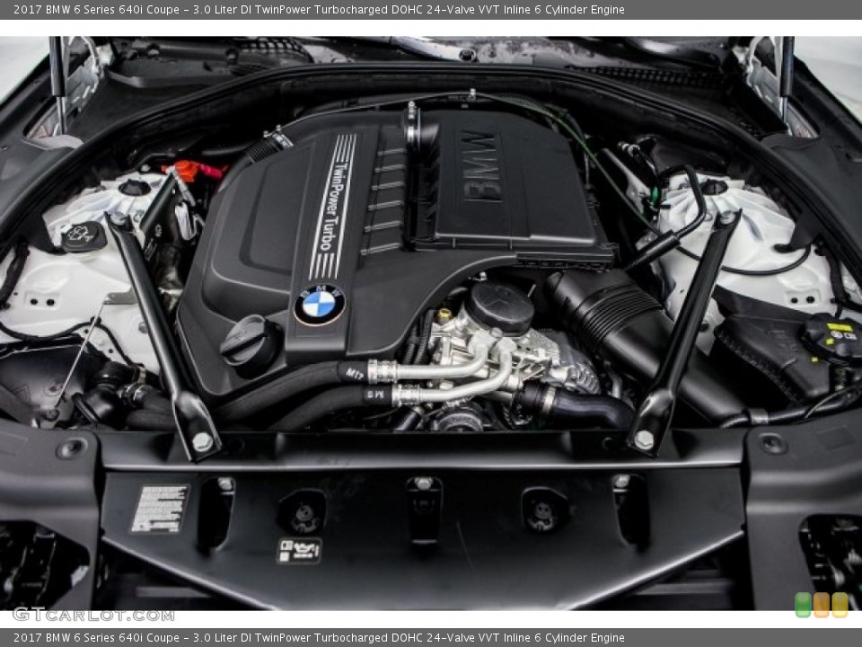 3.0 Liter DI TwinPower Turbocharged DOHC 24-Valve VVT Inline 6 Cylinder Engine for the 2017 BMW 6 Series #117970292