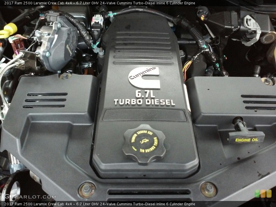 6.7 Liter OHV 24-Valve Cummins Turbo-Diesel Inline 6 Cylinder Engine for the 2017 Ram 2500 #117971978