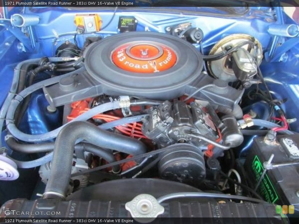 383ci OHV 16-Valve V8 Engine for the 1971 Plymouth Satellite #117988480