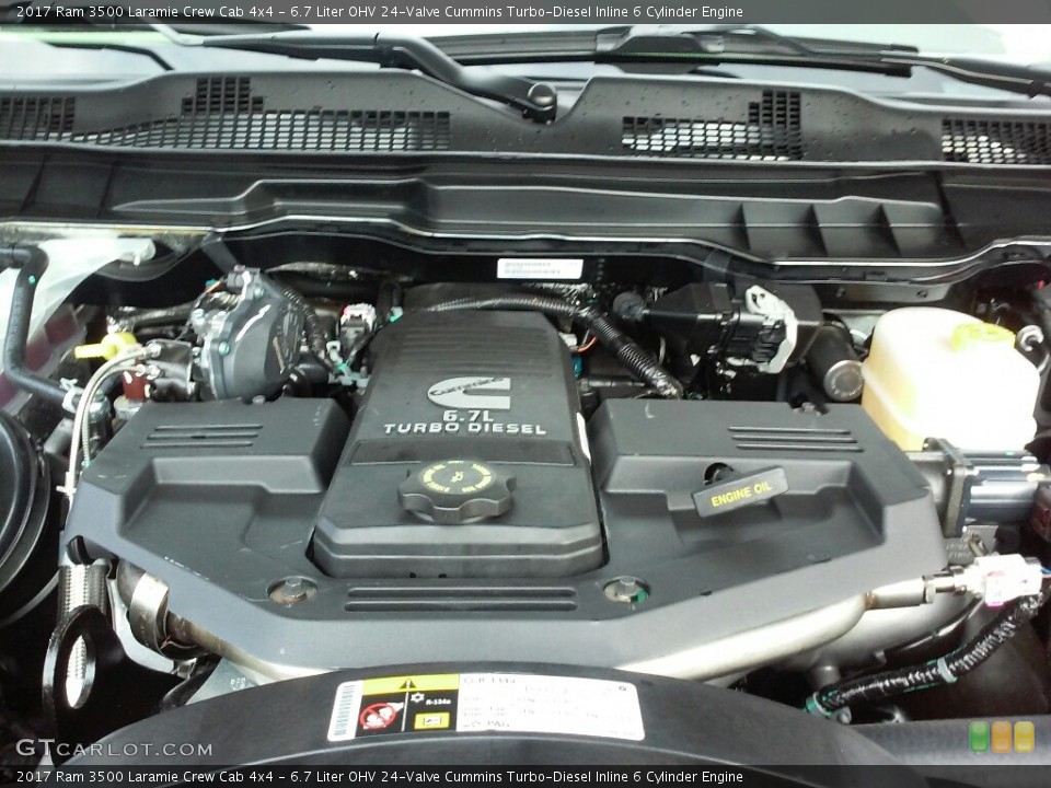 6.7 Liter OHV 24-Valve Cummins Turbo-Diesel Inline 6 Cylinder Engine for the 2017 Ram 3500 #118111737