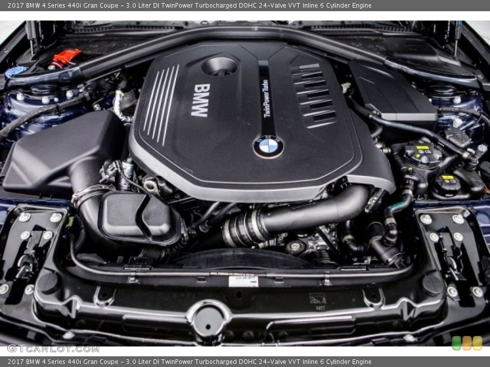 3.0 Liter DI TwinPower Turbocharged DOHC 24-Valve VVT Inline 6 Cylinder Engine for the 2017 BMW 4 Series #118128044