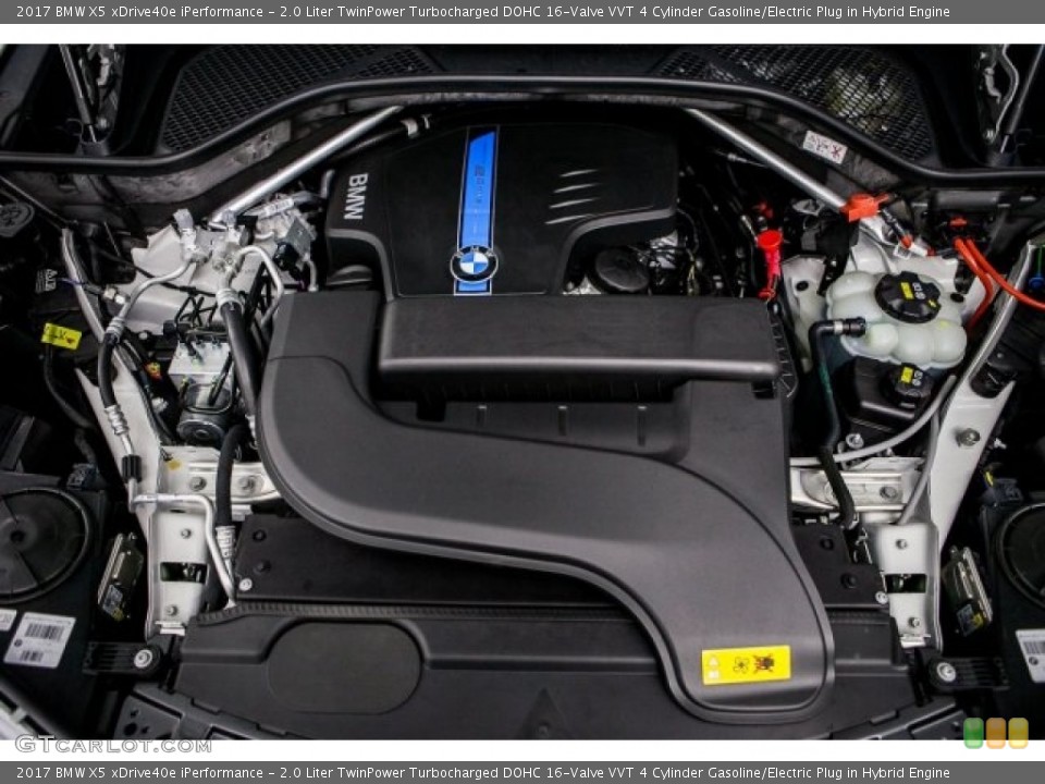 2.0 Liter TwinPower Turbocharged DOHC 16-Valve VVT 4 Cylinder Gasoline/Electric Plug in Hybrid Engine for the 2017 BMW X5 #118166679