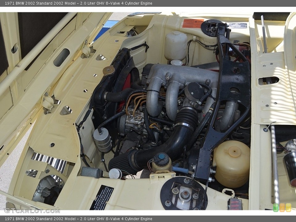 2.0 Liter OHV 8-Valve 4 Cylinder 1971 BMW 2002 Engine