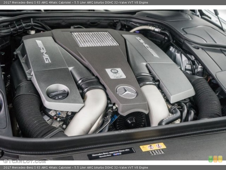 5.5 Liter AMG biturbo DOHC 32-Valve VVT V8 Engine for the 2017 Mercedes-Benz S #118311728