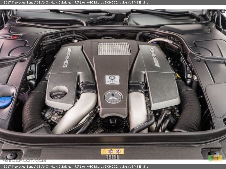 5.5 Liter AMG biturbo DOHC 32-Valve VVT V8 Engine for the 2017 Mercedes-Benz S #118312310