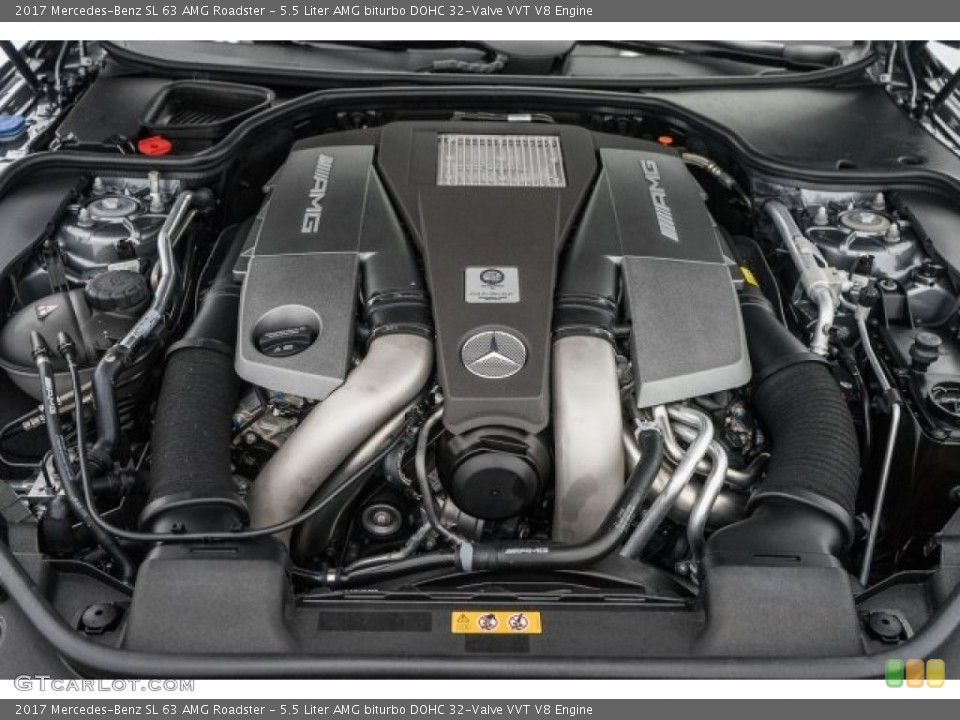 5.5 Liter AMG biturbo DOHC 32-Valve VVT V8 Engine for the 2017 Mercedes-Benz SL #118324049
