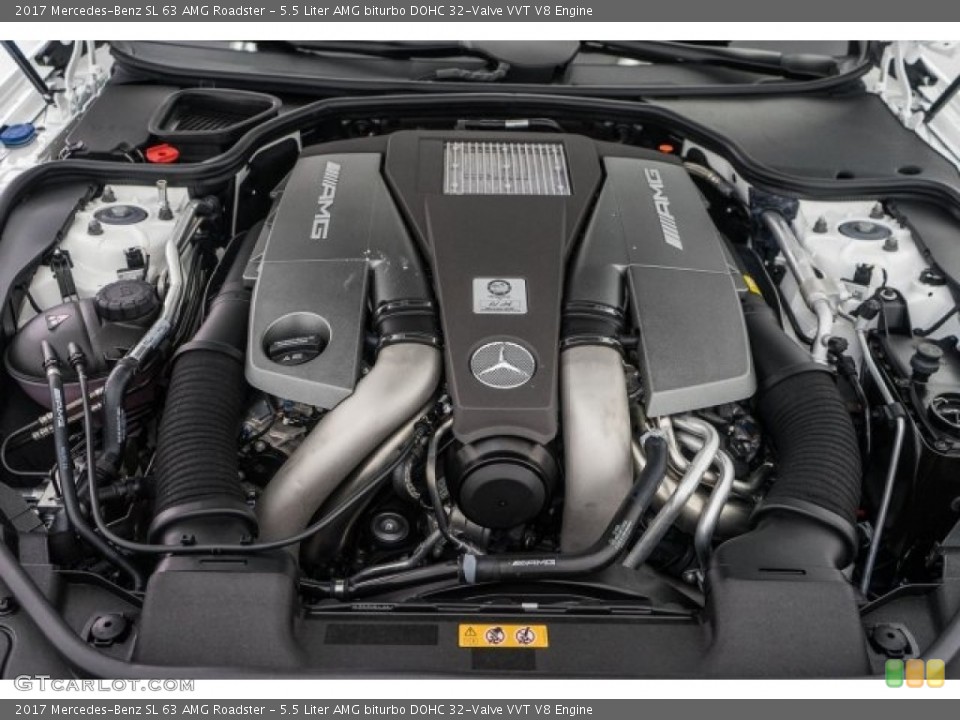 5.5 Liter AMG biturbo DOHC 32-Valve VVT V8 Engine for the 2017 Mercedes-Benz SL #118324268