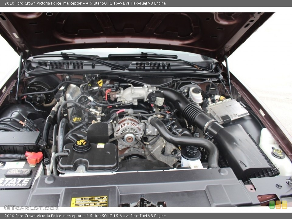 4.6 Liter SOHC 16-Valve Flex-Fuel V8 Engine for the 2010 Ford Crown Victoria #118325606