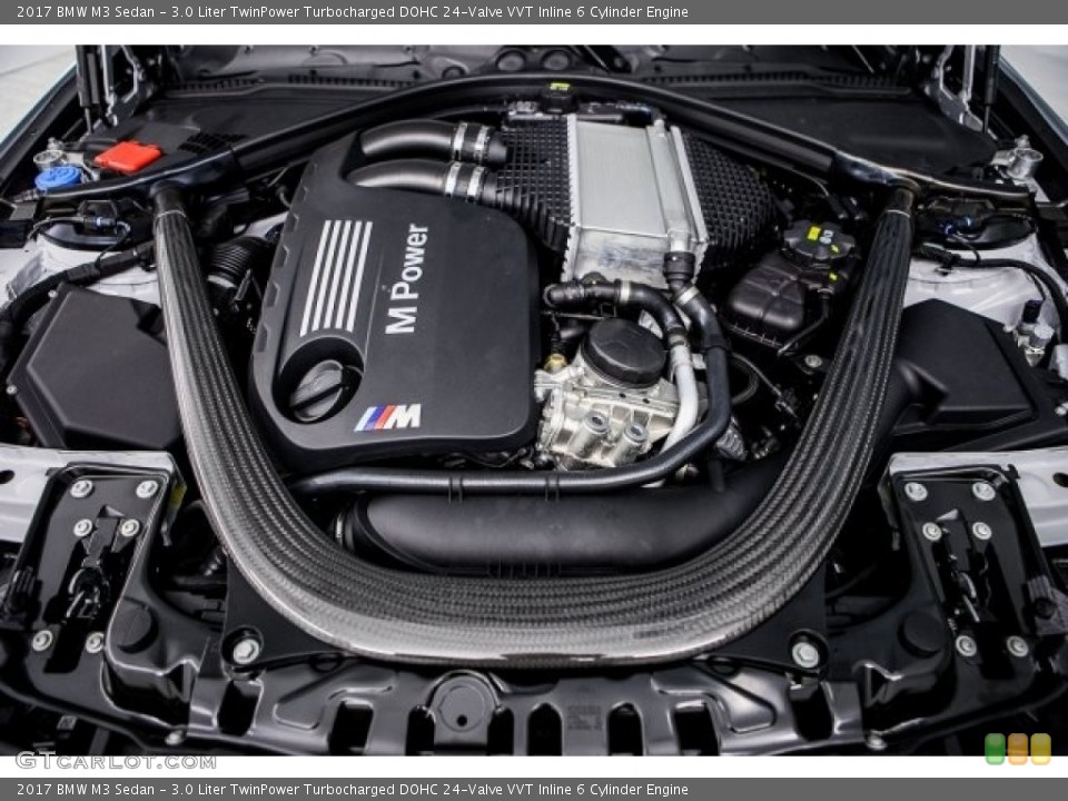 3.0 Liter TwinPower Turbocharged DOHC 24-Valve VVT Inline 6 Cylinder Engine for the 2017 BMW M3 #118349761
