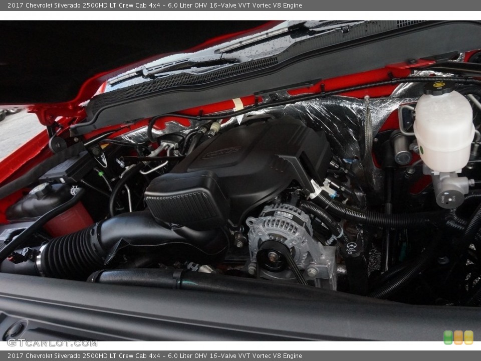 6.0 Liter OHV 16-Valve VVT Vortec V8 2017 Chevrolet Silverado 2500HD Engine
