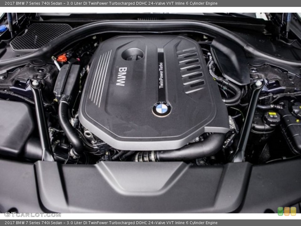 3.0 Liter DI TwinPower Turbocharged DOHC 24-Valve VVT Inline 6 Cylinder Engine for the 2017 BMW 7 Series #118386191