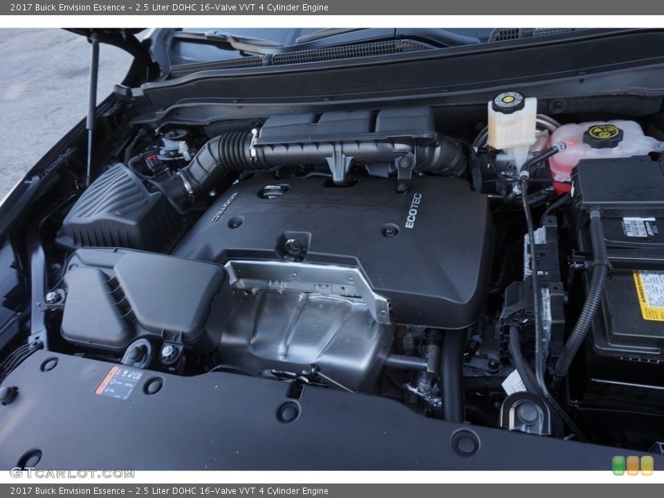 2.5 Liter DOHC 16-Valve VVT 4 Cylinder 2017 Buick Envision Engine
