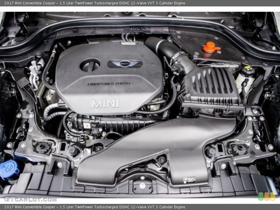 1.5 Liter TwinPower Turbocharged DOHC 12-Valve VVT 3 Cylinder Engine for the 2017 Mini Convertible #118474887