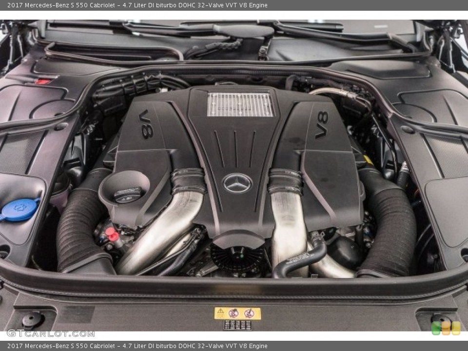 4.7 Liter DI biturbo DOHC 32-Valve VVT V8 Engine for the 2017 Mercedes-Benz S #118483659