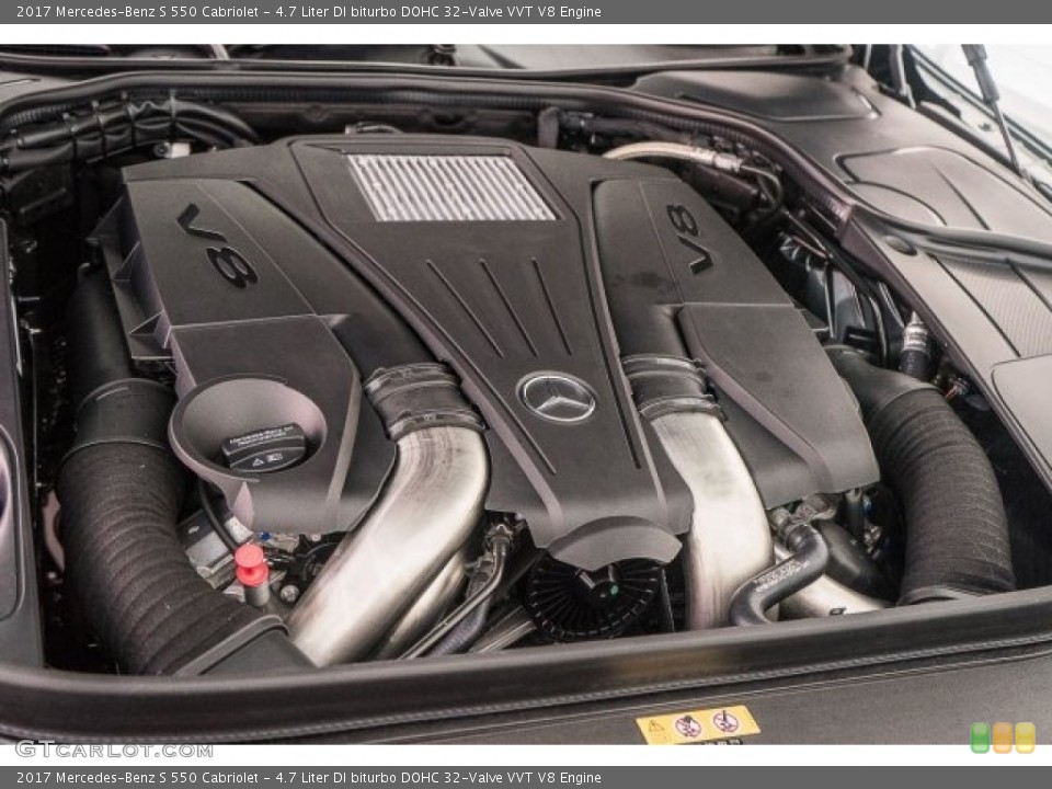 4.7 Liter DI biturbo DOHC 32-Valve VVT V8 Engine for the 2017 Mercedes-Benz S #118484012