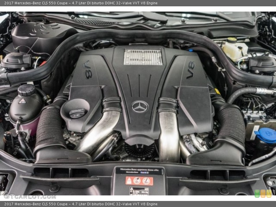 4.7 Liter DI biturbo DOHC 32-Valve VVT V8 Engine for the 2017 Mercedes-Benz CLS #118502535