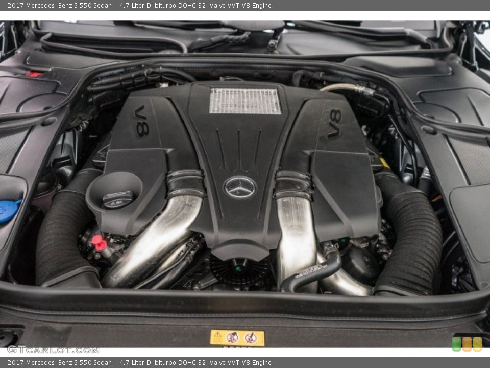 4.7 Liter DI biturbo DOHC 32-Valve VVT V8 Engine for the 2017 Mercedes-Benz S #118510785