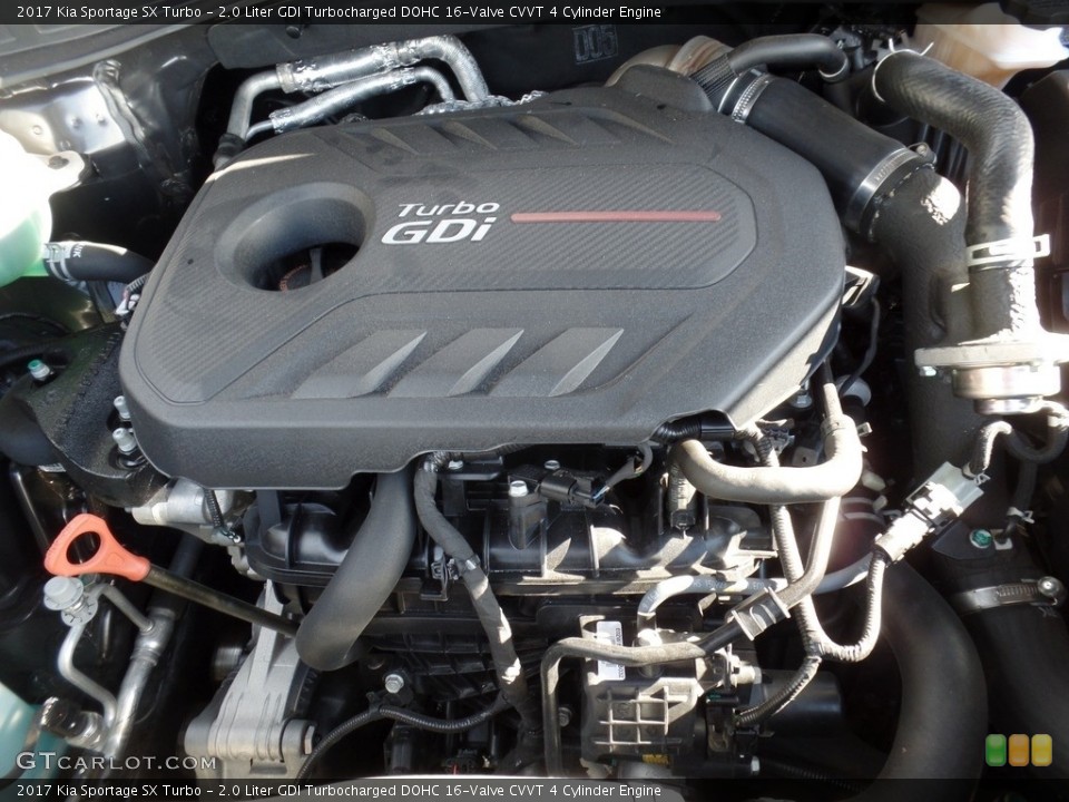 2.0 Liter GDI Turbocharged DOHC 16-Valve CVVT 4 Cylinder 2017 Kia Sportage Engine