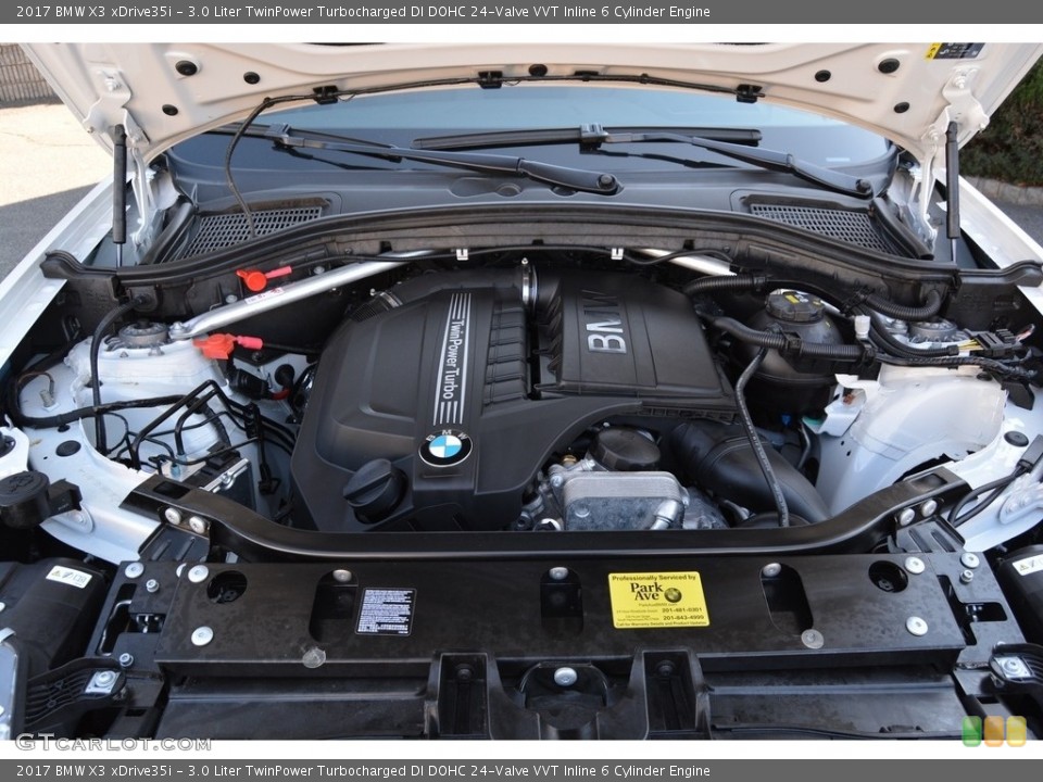 3.0 Liter TwinPower Turbocharged DI DOHC 24-Valve VVT Inline 6 Cylinder Engine for the 2017 BMW X3 #118531846
