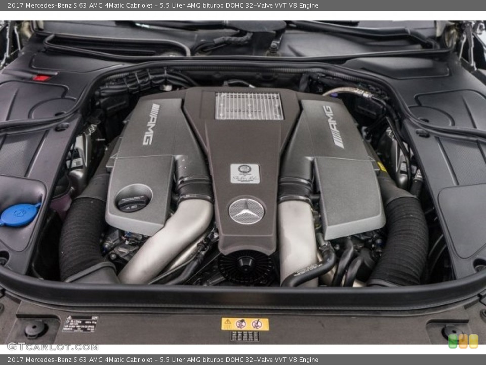 5.5 Liter AMG biturbo DOHC 32-Valve VVT V8 Engine for the 2017 Mercedes-Benz S #118570251