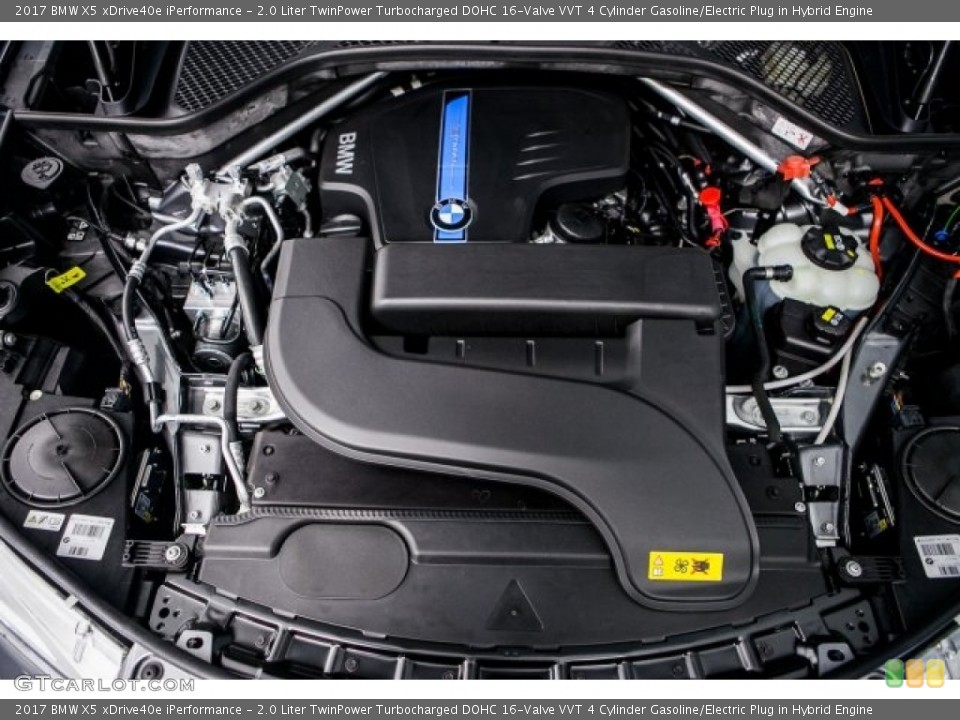 2.0 Liter TwinPower Turbocharged DOHC 16-Valve VVT 4 Cylinder Gasoline/Electric Plug in Hybrid Engine for the 2017 BMW X5 #118610996