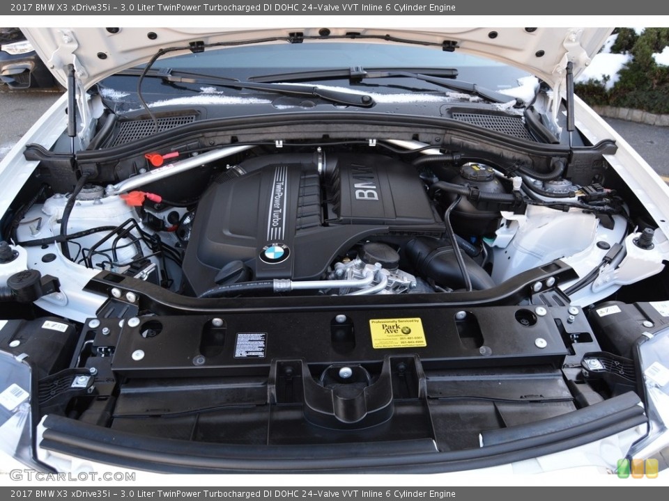 3.0 Liter TwinPower Turbocharged DI DOHC 24-Valve VVT Inline 6 Cylinder Engine for the 2017 BMW X3 #118714056