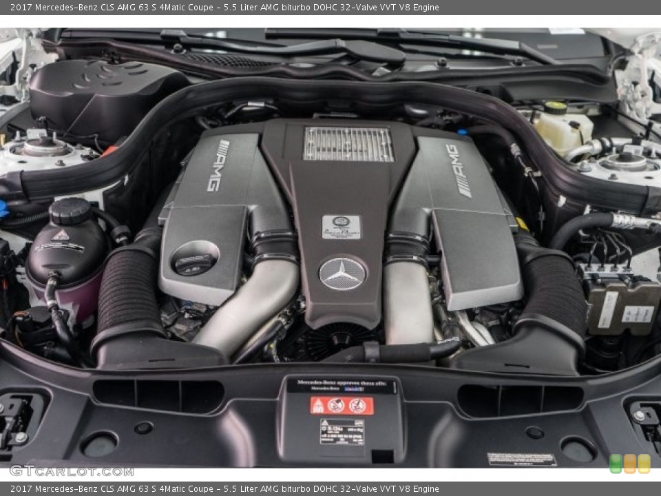 5.5 Liter AMG biturbo DOHC 32-Valve VVT V8 Engine for the 2017 Mercedes-Benz CLS #118734927