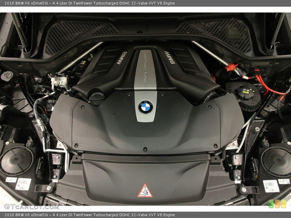 4.4 Liter DI TwinPower Turbocharged DOHC 32-Valve VVT V8 2016 BMW X6 Engine