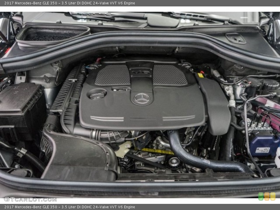 3.5 Liter DI DOHC 24-Valve VVT V6 2017 Mercedes-Benz GLE Engine
