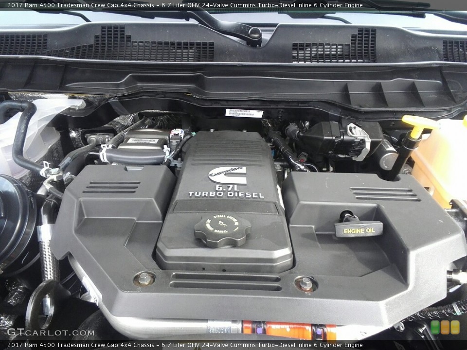 6.7 Liter OHV 24-Valve Cummins Turbo-Diesel Inline 6 Cylinder Engine for the 2017 Ram 4500 #118957076
