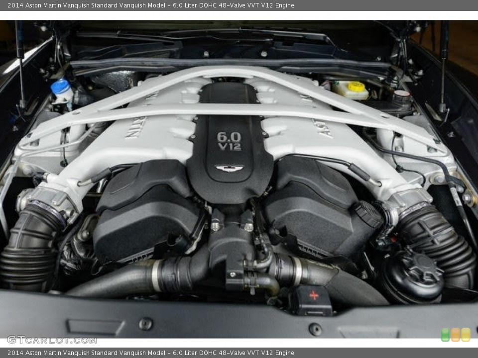 6.0 Liter DOHC 48-Valve VVT V12 Engine for the 2014 Aston Martin Vanquish #118990392
