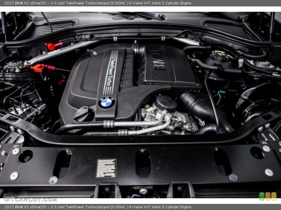 3.0 Liter TwinPower Turbocharged DI DOHC 24-Valve VVT Inline 6 Cylinder Engine for the 2017 BMW X3 #119052866