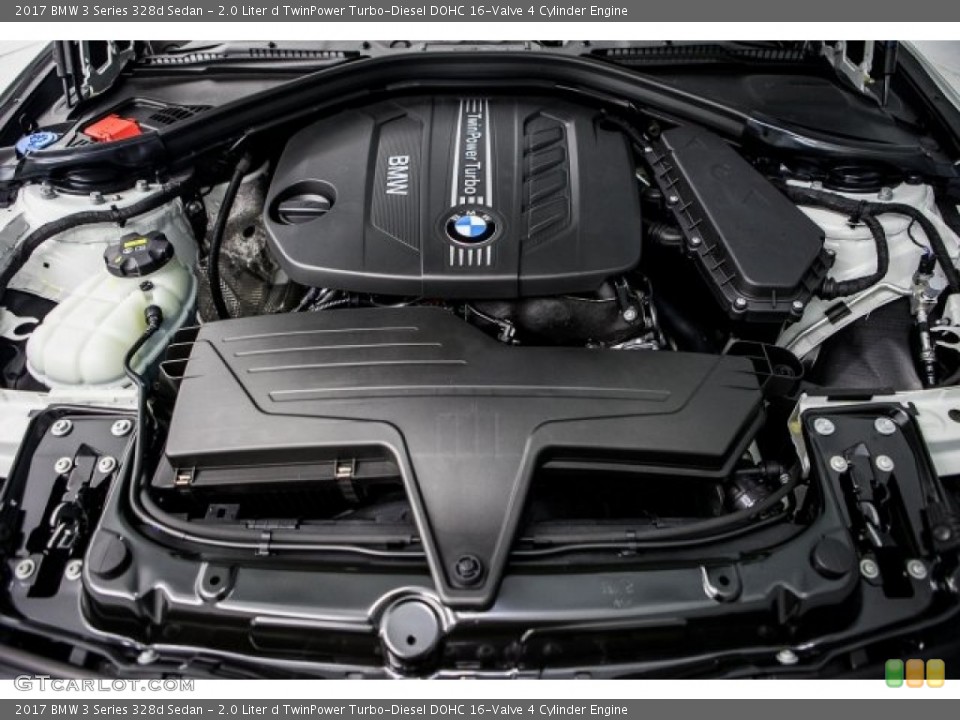 2.0 Liter d TwinPower Turbo-Diesel DOHC 16-Valve 4 Cylinder Engine for the 2017 BMW 3 Series #119069258