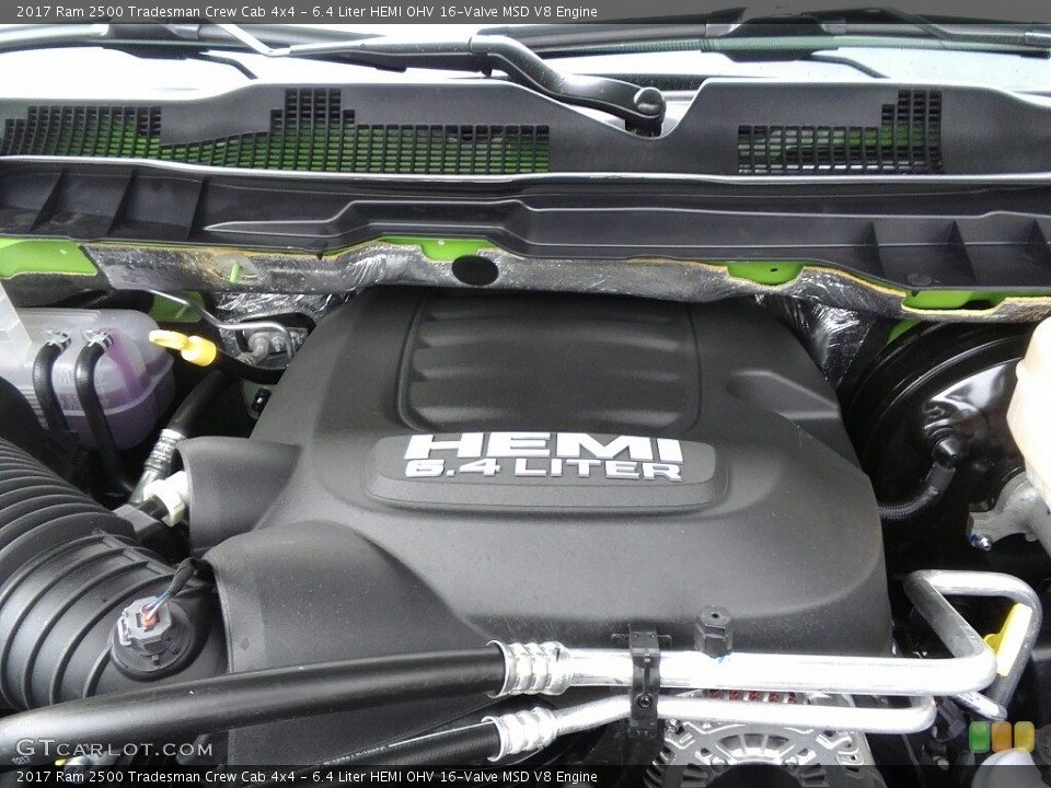 6.4 Liter HEMI OHV 16-Valve MSD V8 Engine for the 2017 Ram 2500 #119096482