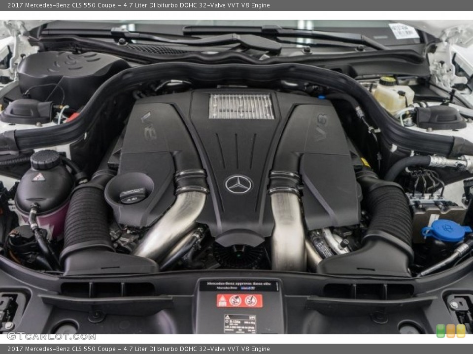 4.7 Liter DI biturbo DOHC 32-Valve VVT V8 Engine for the 2017 Mercedes-Benz CLS #119271579