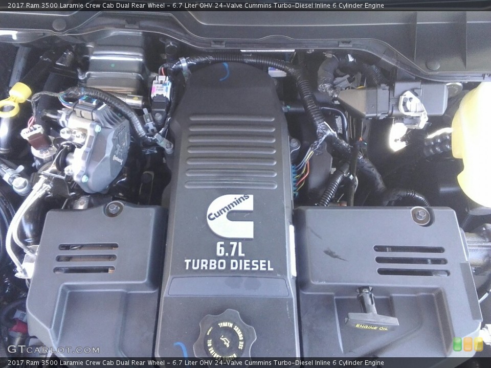 6.7 Liter OHV 24-Valve Cummins Turbo-Diesel Inline 6 Cylinder Engine for the 2017 Ram 3500 #119304464