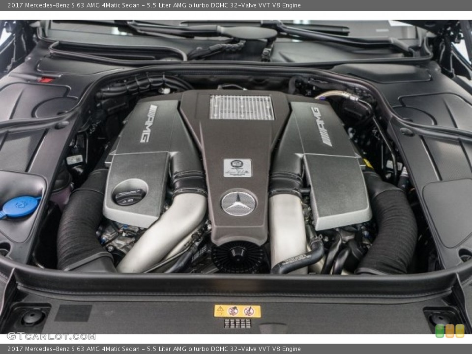 5.5 Liter AMG biturbo DOHC 32-Valve VVT V8 Engine for the 2017 Mercedes-Benz S #119325460