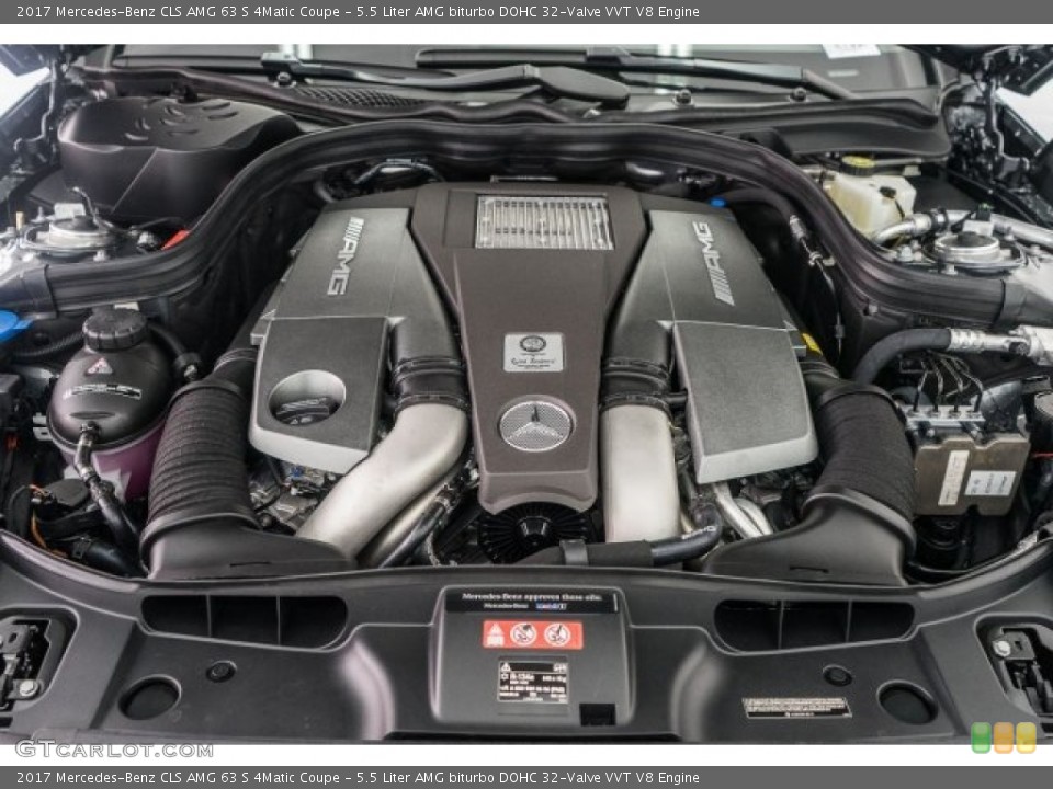 5.5 Liter AMG biturbo DOHC 32-Valve VVT V8 Engine for the 2017 Mercedes-Benz CLS #119325932