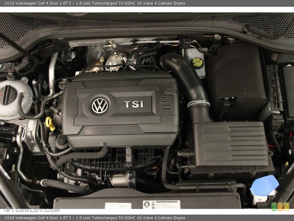 1.8 Liter Turbocharged TSI DOHC 16-Valve 4 Cylinder 2016 Volkswagen Golf Engine