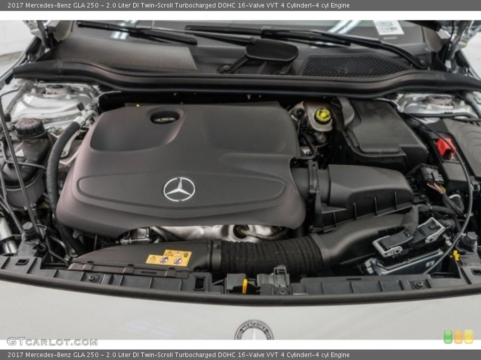 2.0 Liter DI Twin-Scroll Turbocharged DOHC 16-Valve VVT 4 CylinderI-4 cyl 2017 Mercedes-Benz GLA Engine