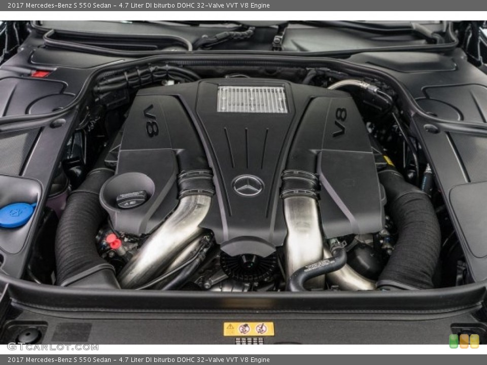4.7 Liter DI biturbo DOHC 32-Valve VVT V8 Engine for the 2017 Mercedes-Benz S #119566503